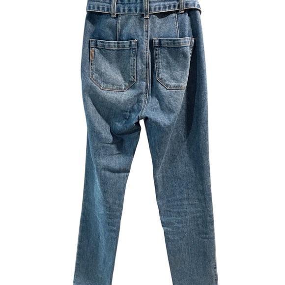 PAIGE Sarah Slim High Rise Blue Women's Jeans - Picture 7 of 9